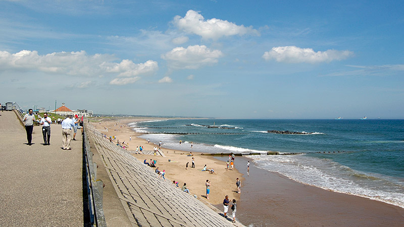Outside view of aberdeen beach
