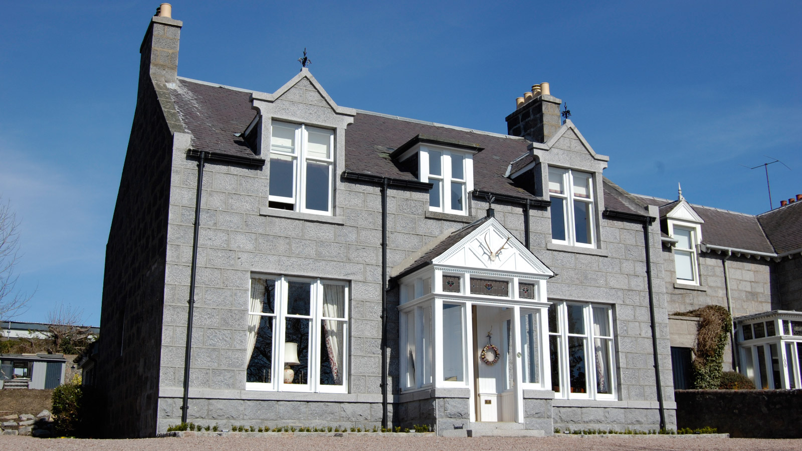 Outside view of the B&B house